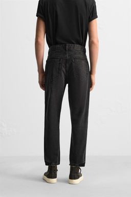 SLIM CROPPED-FIT JEANS - Zara фото 4