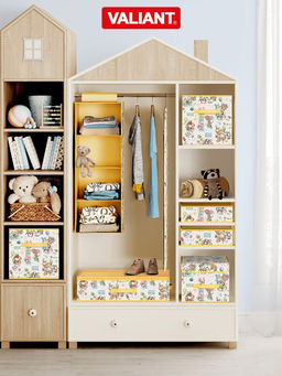 Набор органайзеров для белья, 2 шт., без крышки, 32*32*10 см, жёлт., ЛЮБИМЧИКИ, шт - Valiant фото 8