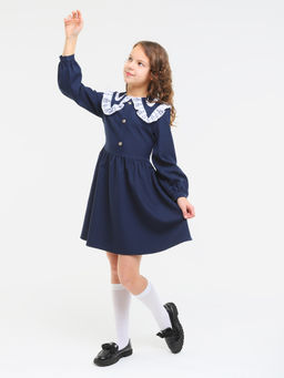 Платье для девочек - Синий мир фото 6