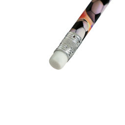 Цена за 12 шт. Карандаш чернографитный с ластиком Calligrata «Футбол», твёрдость НВ, МИКС