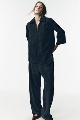 LIMITED EDITION SUEDE LEATHER POCKET SHIRT - Zara фото 19