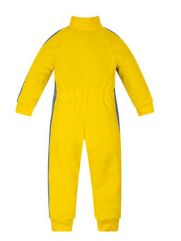 Комбинезон детский флисовый желтыйджинс пш