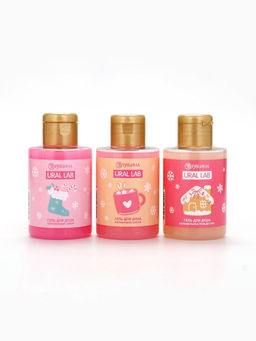 Гели для душа «Чудес и радости», набор 3 шт х100 мл, URAL LAB