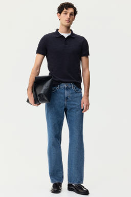 Polo en punto jacquard Slim Fit - H&m фото 5