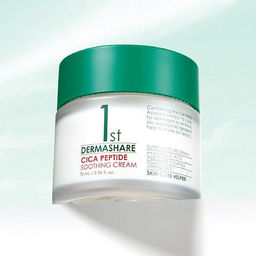 First Cica Peptide Soothing Cream - Крем для лица успокаивающий с экстрактом центеллы и пептидами, 70 мл