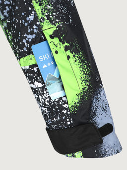 Костюм 7з1925 салат/черный