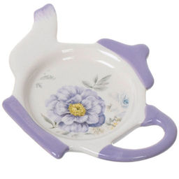 Подставка для чайных пакетиков, доломит, фигурная, Daniks, Флорина (419437)