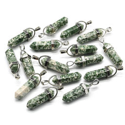 Кристалл - маятник из жадеита 13*10*41мм