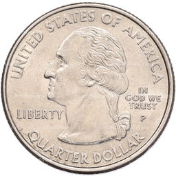 Монета 1/4 доллара (25 центов) 2008 года P США Штаты и территории  Гавайи