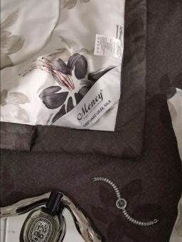 Одеяло MENCY Двухстороннее с простыней на резинке и наволочками ODMENDR008  фото 4