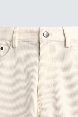 REGULAR FIT CORDUROY TROUSERS - Zara фото 8