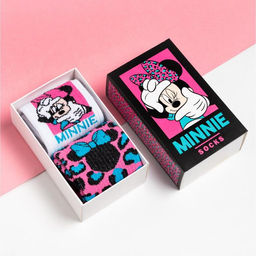 Набор носков Minnie «Минни Маус», 2 пары, 20-22 см