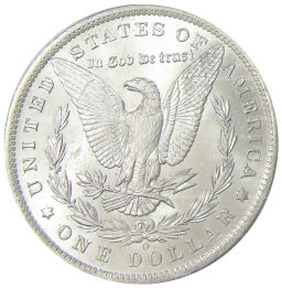 1 доллар 1885 года O США Доллар Моргана