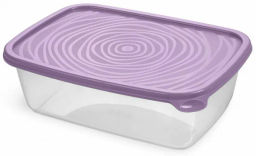 Контейнер 1,6л прямоугольный "Романо" Светло-серый