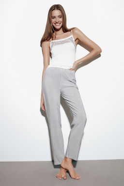 CONTE FUSION TA0018 Брюки женские белый с черным