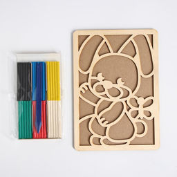 Пластилиновые картинки Зайка - Лесная мастерская фото 3