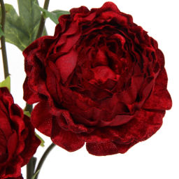 Искусственные цветы "FLOWERS MAGIC" 63см Пионы 4 цветка красные