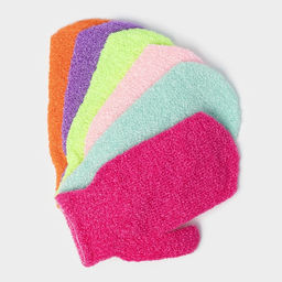 Мочалка - варежка массажная Доляна, 18×12 см, МИКС