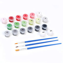 Картина по номерам на холсте с подрамником Котёнок в чашке 40 50 см - Школа талантов фото 2