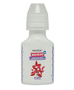 Стимулятор роста аквариумных растений НИЛПА "Железо" 100мл 651758АМ