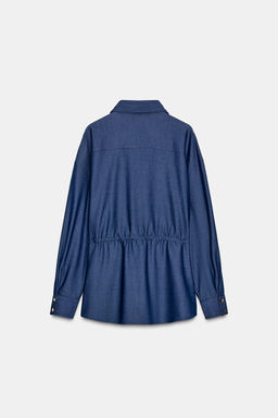 SAFARI SHIRT WITH DRAWSTRING - Zara фото 2