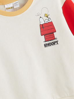 Peanuts Bask?l? Erkek ?ocuk Sweatshirt