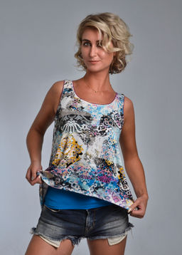 Майка женская ФРИДА (бирюза №23) - Ивановская трикотажная компания фото 5