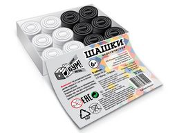 Шашки "Классические" в карт. коробке (07102)