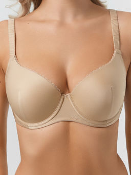 Бюстгальтер женский бежевый обжаренный миндаль 512469