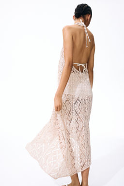Vestido halter efecto crochet - H&m фото 3