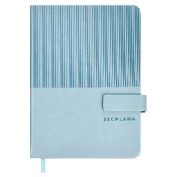 Ежедневник недатированный ESCALADA, А6+, 120 л., арт. 64023/ 20 ГОУТСКИН ГОЛУБОЙ