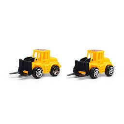 Автовоз с экскаватором, под колпаком