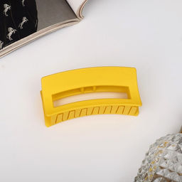 Цена за 12 шт. Крабик для волос «Матовый», классика, 7 см, МИКС