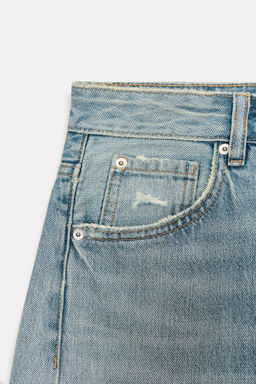 JEANS TRF BAGGY BALLOON TIRO MEDIO / Celeste - Zara фото 10