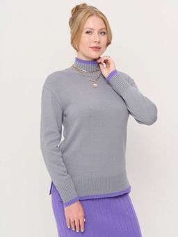 Джемпер Vay 5252-41535 из шерсти и полиамида  фото 8