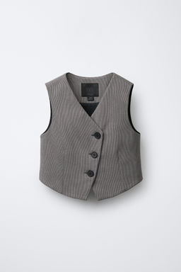 HOUNDSTOOTH TAILORED WAISTCOAT