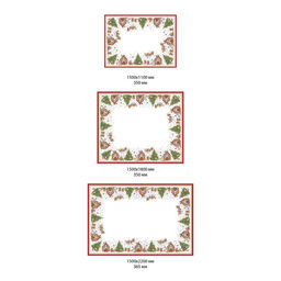 Набор новогодний «Новогодняя сказка»: скатерть 150×180 см ±3 см с ГМВО, салфетка 40×40 см-8 шт., 100% хлопок