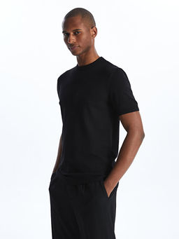 Bisiklet Yaka K?sa Kollu Erkek Triko Kazak