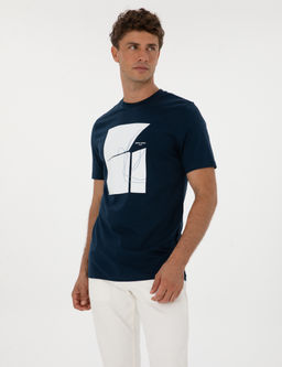 Lacivert Regular Fit Ti__rt