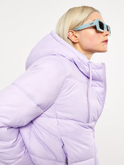 Kap??onlu D?z Uzun Kollu Kad?n ?i?me Mont - Waikiki фото 3