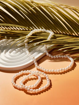 Цена за 2 шт. Набор детский «Выбражулька» 3 предмета: бусы, 2 браслета, d=6 см бусинки