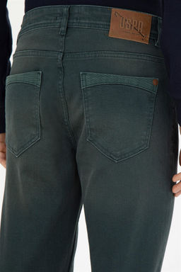 Мужские зеленые джинсовые брюки - U.s. polo assn фото 7