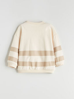 Bisiklet Yaka Erkek Bebek Sweatshirt