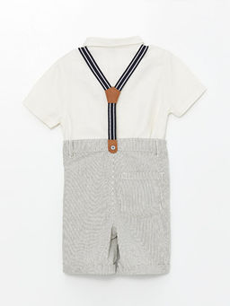 K?sa Kollu Erkek Bebek G?mlek ve ?ort 2li Tak?m - Waikiki фото 2