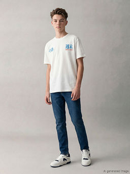 Slim Fit Erkek ?ocuk Jean Pantolon