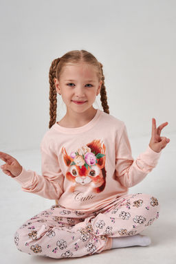 Пижама Кулирка с рибаной длинный рукав