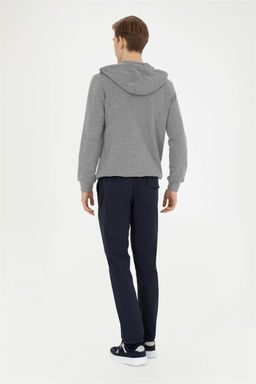 Мужские темно-синие брюки из плотной ткани - U.s. polo assn фото 4