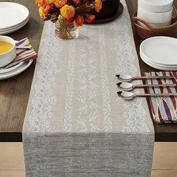 Дорожка столовая Верба-бежев. 45*150 см. хлопок 100%