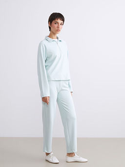 Dik Yaka Oversize Kad?n Sweatshirt