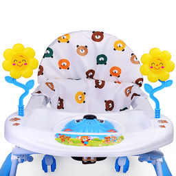 Ходунки "Цветочки" (цвет белый/голубой)